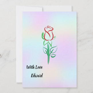 Valentijnsdag-kaart Feestdagenkaart