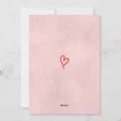 Valentijnsdag-kaart Feestdagenkaart (Achterkant)