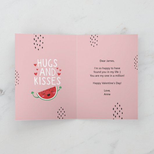 Valentijnsdag kaart grappig Je bent een in een mel (Binnen)