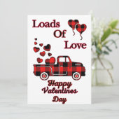 Valentijnsdag kaart, hartelijke Valentijnsdag Feestdagenkaart (Staand voorkant)