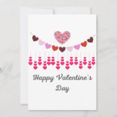 Valentijnsdag Kaart Hearts (Voorkant)