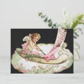  Valentijnsdag Kaart Invitation Angel (Staand voorkant)