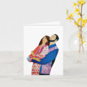 Valentijnsdag-kaart Kaart (Gele Bloem)