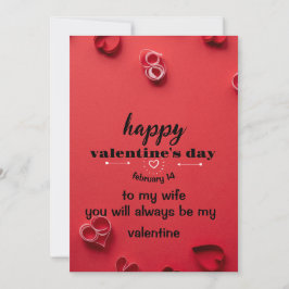 Valentijnsdag-kaart Kaart