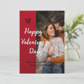 Valentijnsdag-kaart Kaart (Staand voorkant)