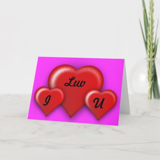 Valentijnsdag kaart leeg binnen (Voorkant)