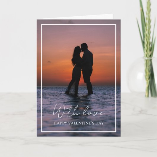 Valentijnsdag Kaart - Met Liefde (Voorkant)