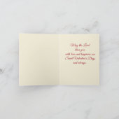 Valentijnsdag Kaart met rode rozen (Binnen)