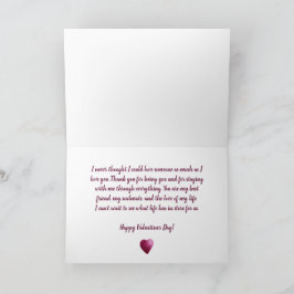 Valentijnsdag kaart met twee Waterverven harten