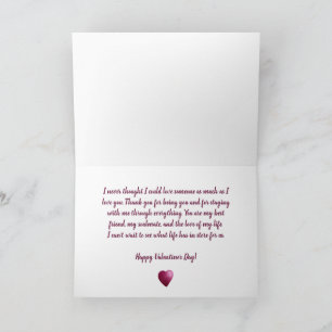 Valentijnsdag kaart met twee Waterverven harten