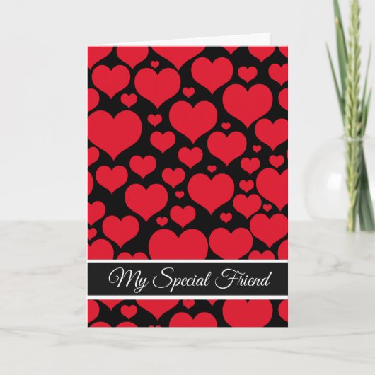 Valentijnsdag Kaart-Mijn speciale vriend Feestdagen Kaart (Voorkant)
