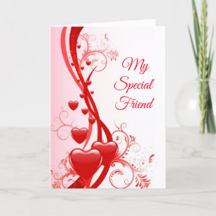 Valentijnsdag Kaart-Mijn speciale vriend Feestdagen Kaart