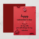 Valentijnsdag-kaart Notitiekaartje (Voorkant / Achterkant)