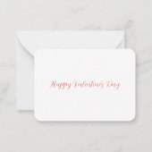 Valentijnsdag kaart notitiekaartje (Achterkant)