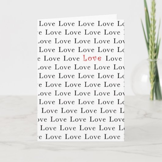 Valentijnsdag Kaart - Onze liefde is speciaal (Voorkant)