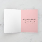 Valentijnsdag kaart, pinguïns in liefde. feestdagen kaart (Binnen)