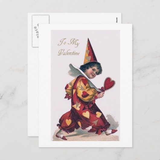  Valentijnsdag Kaart reproductie (Voorkant / Achterkant)