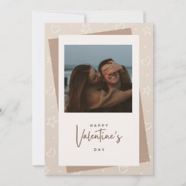 Valentijnsdag kaart, romantische kaart, liefdeskaa feestdagenkaart