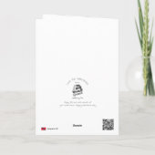 Valentijnsdag kaart - Sakura red (Achterkant)