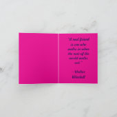 Valentijnsdag Kaart Sjabloon voor vriend (Binnen)