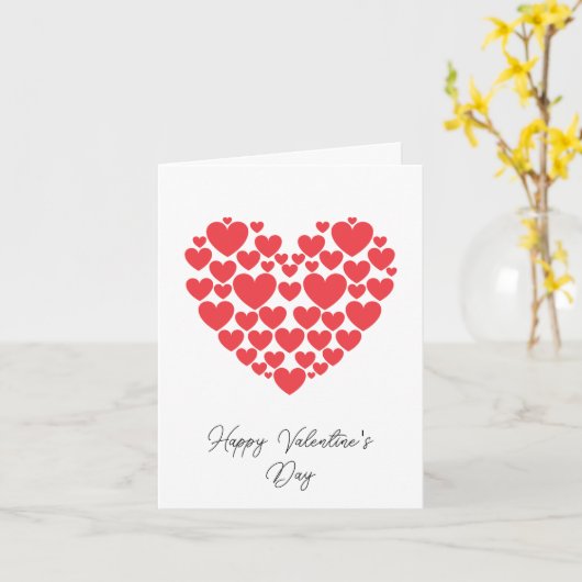  Valentijnsdag Kaart, tekst binnen Kaart (Gele Bloem)