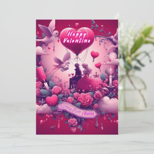 Valentijnsdag Kaart v1 (Staand voorkant)