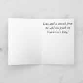 Valentijnsdag Kaart van de hond (Binnen)