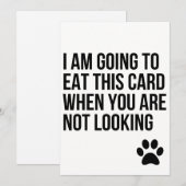 Valentijnsdag Kaart van DOD voor Dog Mom (Voorkant / Achterkant)