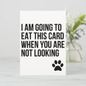 Valentijnsdag Kaart van DOD voor Dog Mom (Staand voorkant)