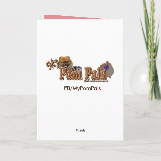 Valentijnsdag Kaart van My Pom Pals (Achterkant)