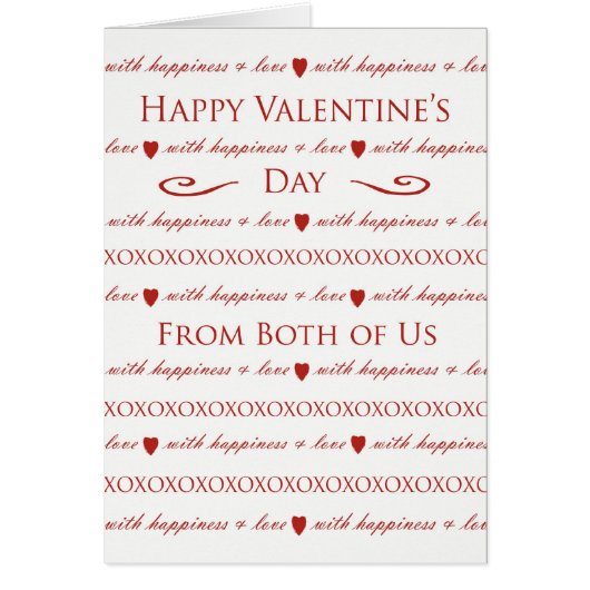 Valentijnsdag Kaart van ons beiden, van Paar (Voorkant)