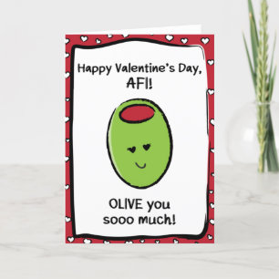 Valentijnsdag Kaart voor AFI