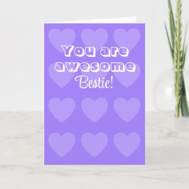 Valentijnsdag Kaart voor Bestie door Jo Afbeelding