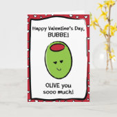 Valentijnsdag Kaart voor Bubbe (Gele Bloem)