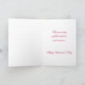 Valentijnsdag Kaart voor dochter en schoonzoon (Binnen)