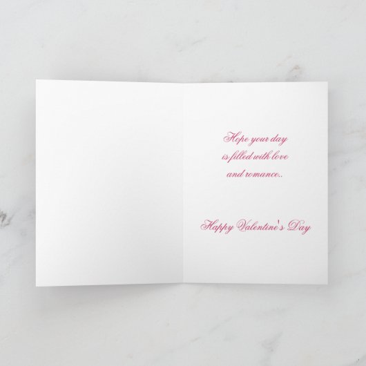 Valentijnsdag Kaart voor dochter en schoonzoon (Binnen)