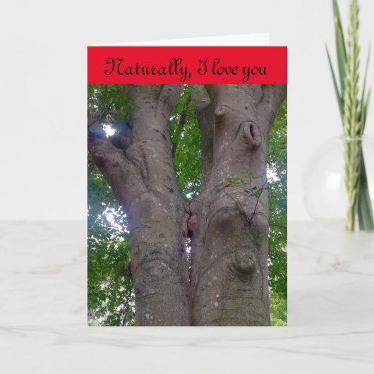 Valentijnsdag kaart voor elke natuur liefhebber! (Voorkant)