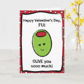 Valentijnsdag Kaart voor Fu (Gele Bloem)