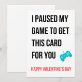 Valentijnsdag kaart voor haar (Voorkant / Achterkant)