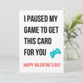 Valentijnsdag kaart voor haar (Staand voorkant)