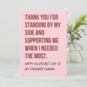 Valentijnsdag kaart voor hem en haar (Staand voorkant)