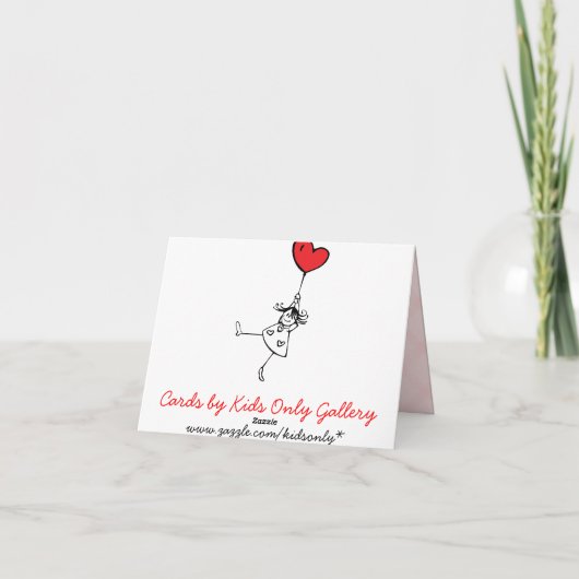  Valentijnsdag Kaart voor kinderen (Achterkant)