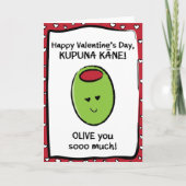 Valentijnsdag Kaart voor Kupuna Kāne (Voorkant)