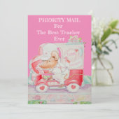 Valentijnsdag-kaart voor leraar feestdagenkaart (Staand voorkant)