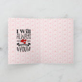 Valentijnsdag Kaart voor man vrouw partner (Binnen)