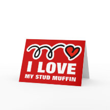 Valentijnsdag kaart voor mannen | Ik hou van noppe