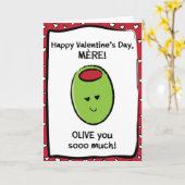 Valentijnsdag Kaart voor Mère (Gele Bloem)
