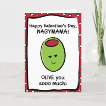 Valentijnsdag Kaart voor Nagymama