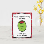 Valentijnsdag Kaart voor Nëna (Gele Bloem)