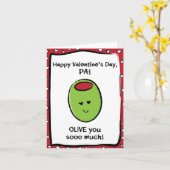 Valentijnsdag Kaart voor Pa (Gele Bloem)